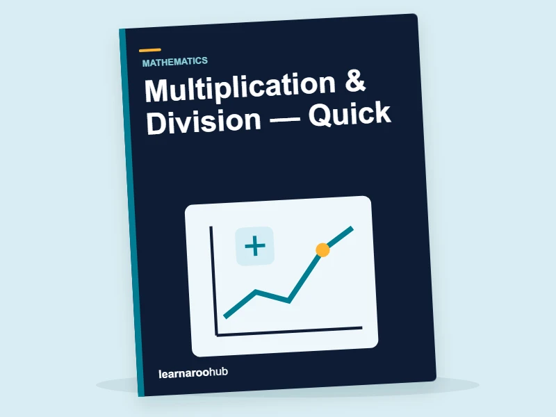 Year 6 SATs Maths: Multiplication & Division — Quick — activity book cover