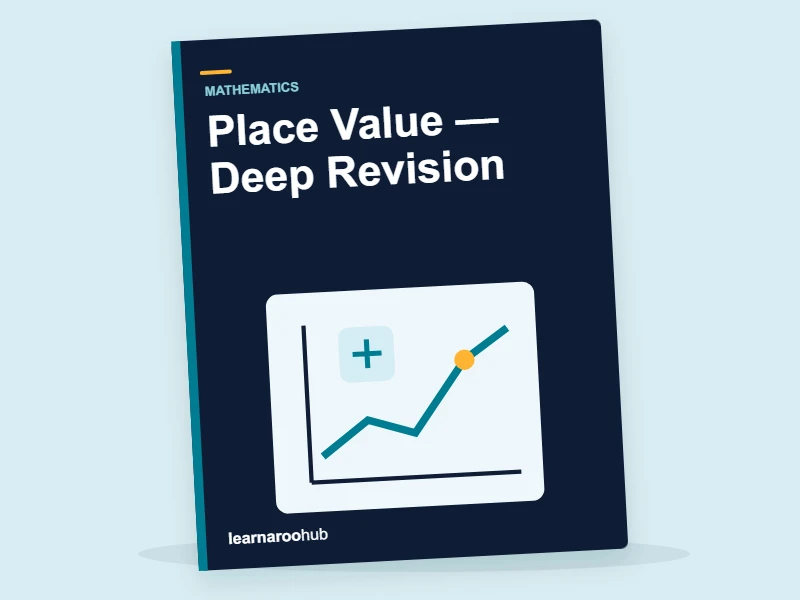 Year 6 SATs Maths: Place Value — Deep Revision — activity book cover