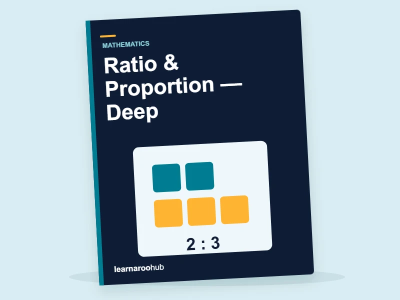 Year 6 SATs Maths: Ratio & Proportion — Deep — activity book cover